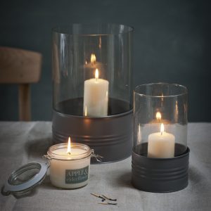 Stornoway Lantern - large in grey