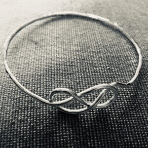 Infinity bracelet.