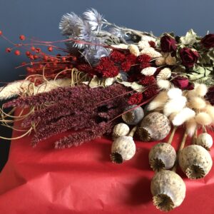 The Large Dried Flower Bunch.