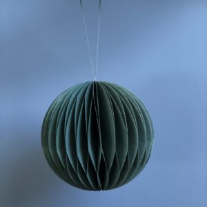 Maddox Bauble, Large Hanging Decoration in Forest Green