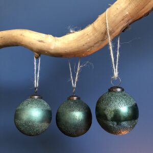 SET OF 3 BLADON BAUBLES